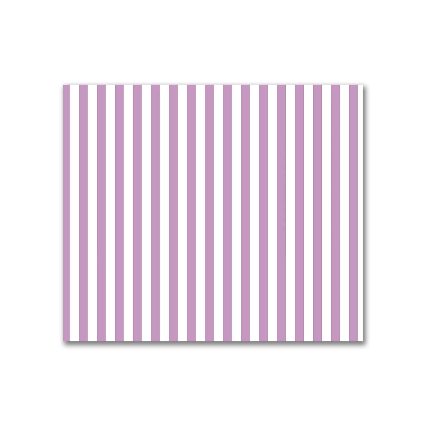 Off-White Cotton Sateen Fabric with Thin Mauve Bars, FACS-1360-241