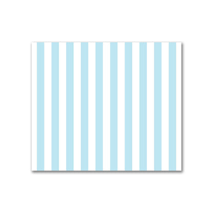 Off-White Cotton Sateen Fabric with Blue Bars, FACS-1370-051