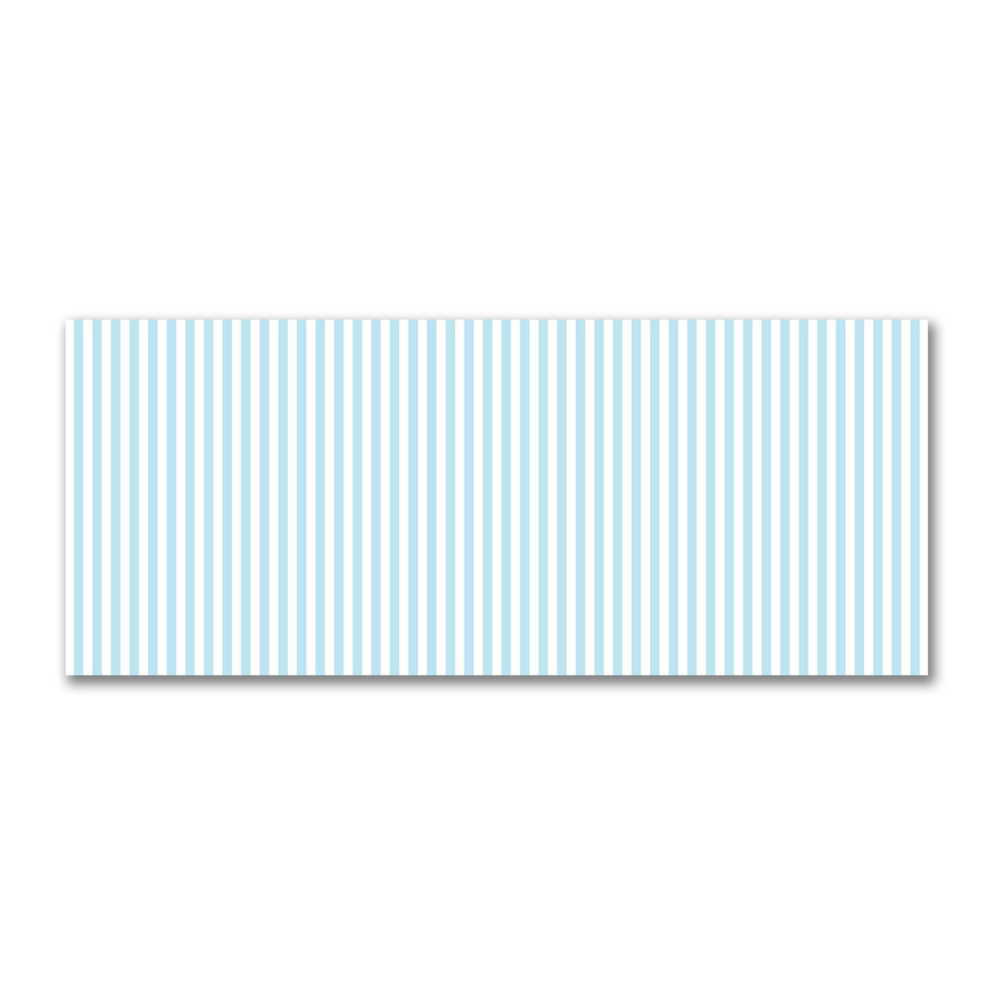Off-White Cotton Sateen Fabric with Blue Bars, FACS-1370-051