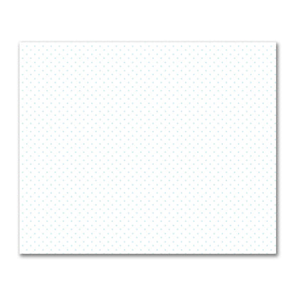 Off-White Cotton Sateen Fabric with Blue Diamonds, FACS-1370-101