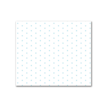 Off-White Cotton Sateen Fabric with Fine Blue Diamonds, FACS-1370-111
