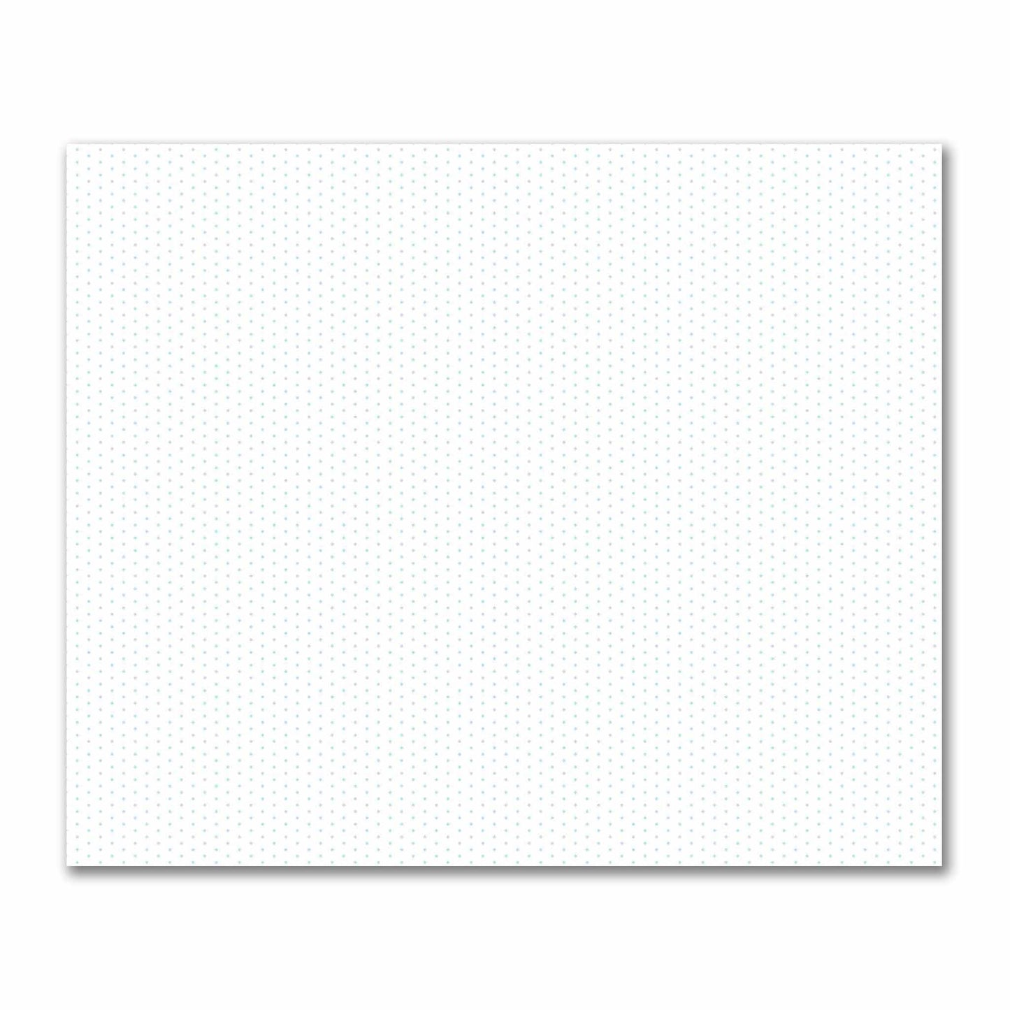 Off-White Cotton Sateen Fabric with Fine Blue Diamonds, FACS-1370-111