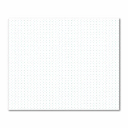 Off-White Cotton Sateen Fabric with Fine Blue Diamonds, FACS-1370-111
