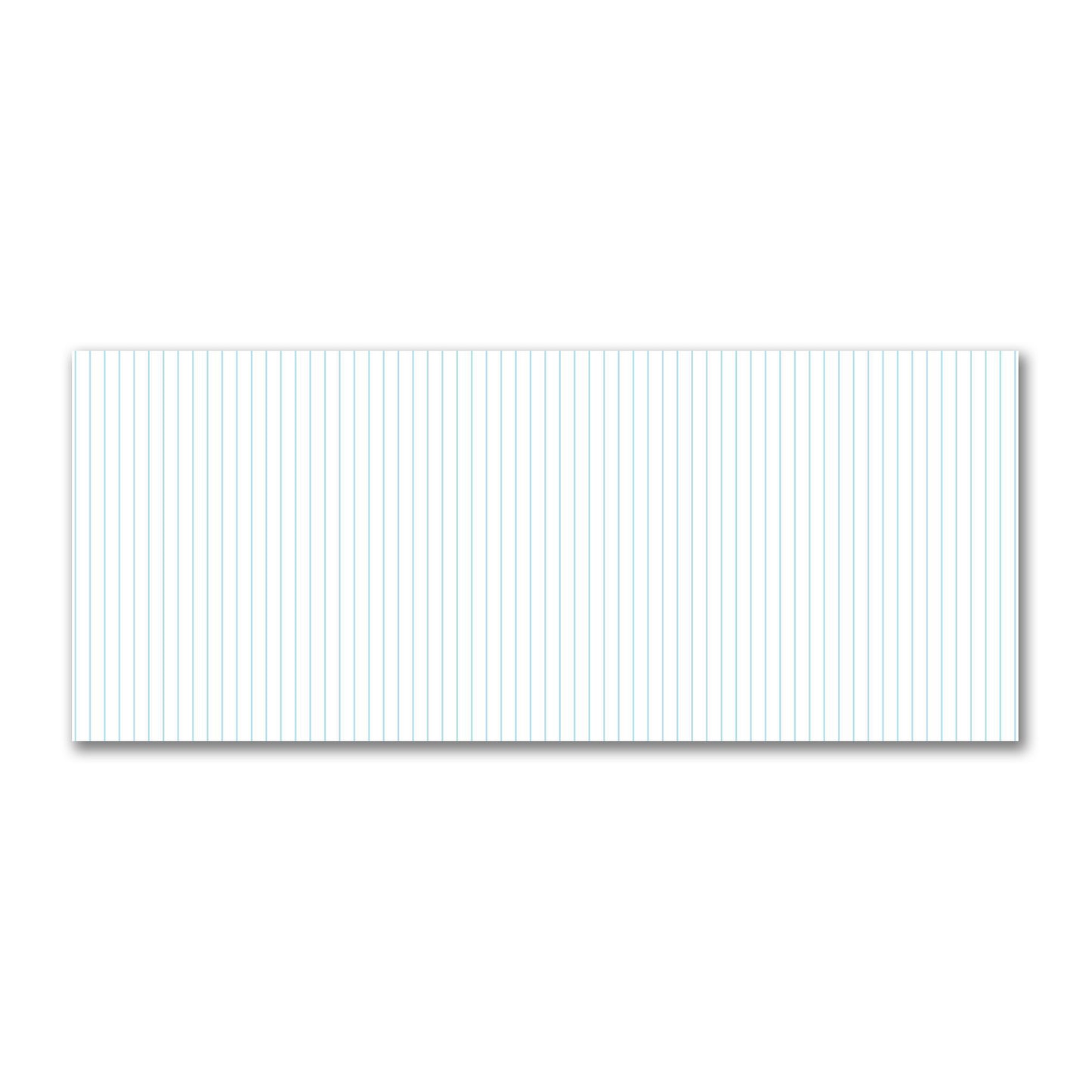 Off-White Cotton Sateen Fabric with Fine Blue Stripes, FACS-1370-151