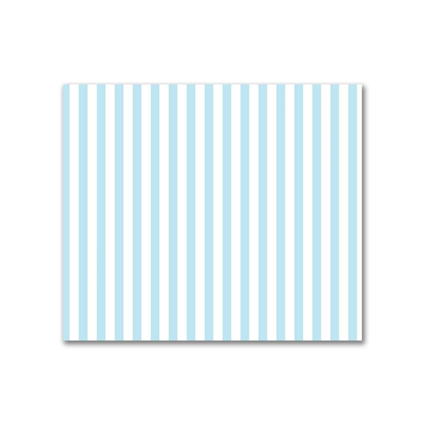 Off-White Cotton Sateen Fabric with Thin Blue Bars, FACS-1370-241