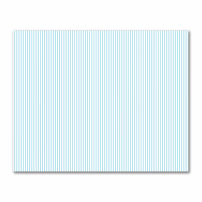 Off-White Cotton Sateen Fabric with Thin Blue Bars, FACS-1370-241