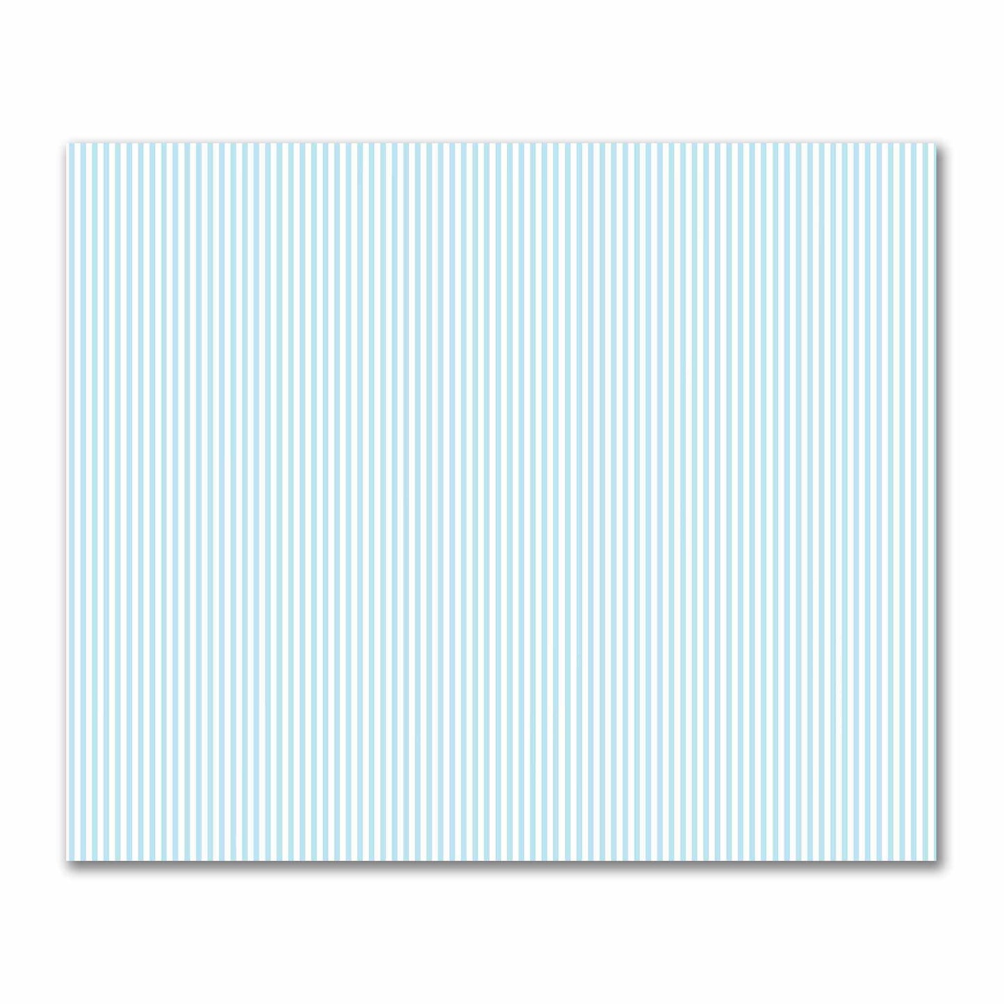 Off-White Cotton Sateen Fabric with Thin Blue Bars, FACS-1370-241