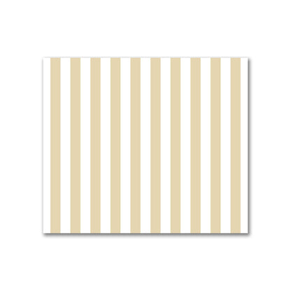 Off-White Cotton Sateen Fabric with Tan Bars, FACS-1371-051