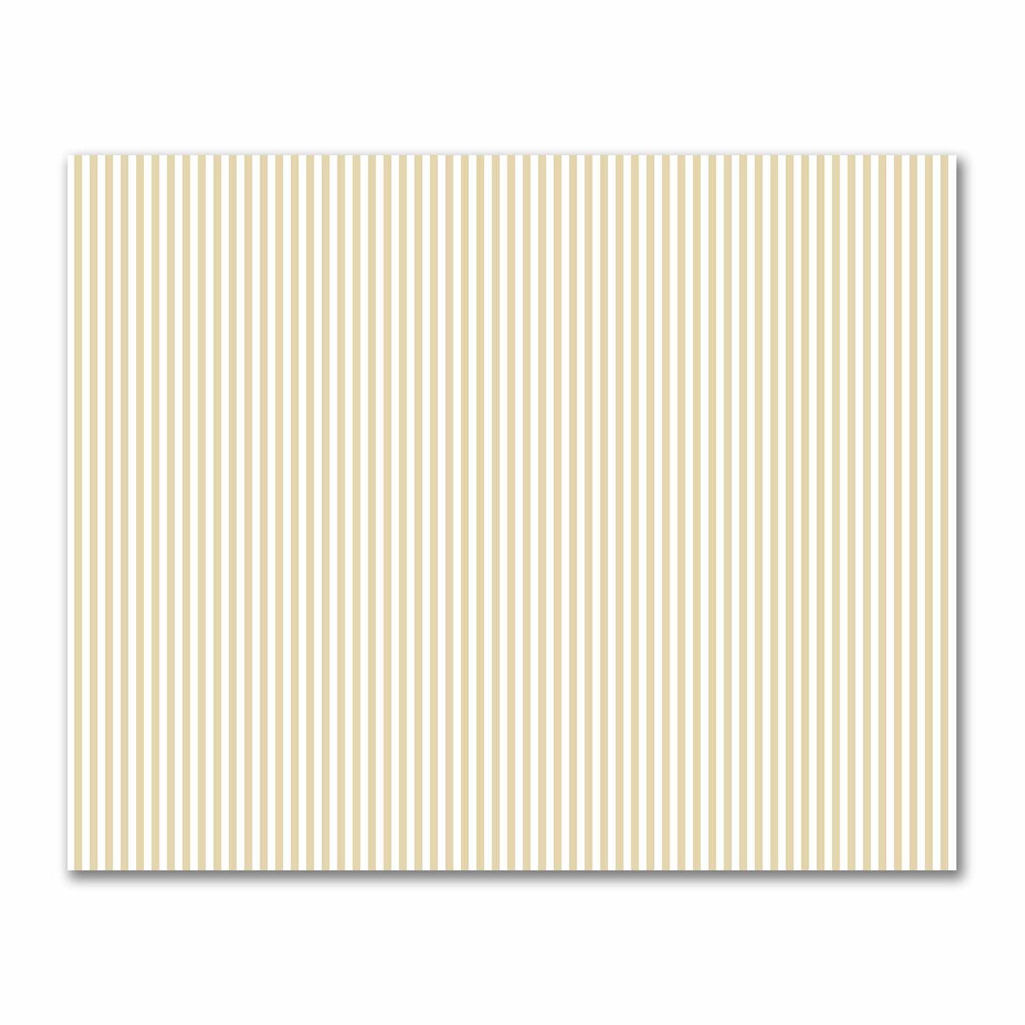 Off-White Cotton Sateen Fabric with Tan Bars, FACS-1371-051