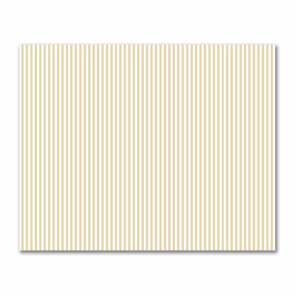 Off-White Cotton Sateen Fabric with Tan Bars, FACS-1371-051