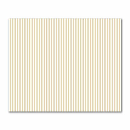 Off-White Cotton Sateen Fabric with Tan Bars, FACS-1371-051