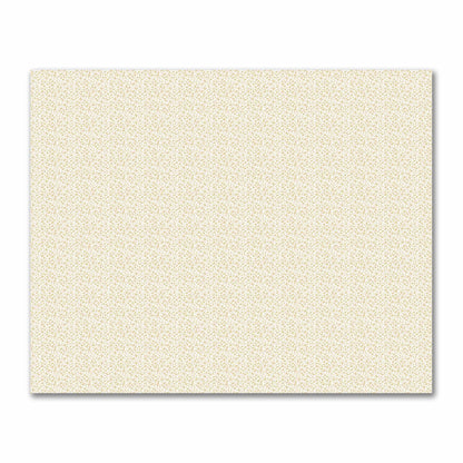 Off-White Cotton Sateen Fabric with Tan Hand-painted Dab Motif Print | FACS-1371-092