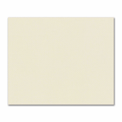 Off-White Cotton Sateen Fabric with Tan Repeating Square Motif Print | FACS-1371-122