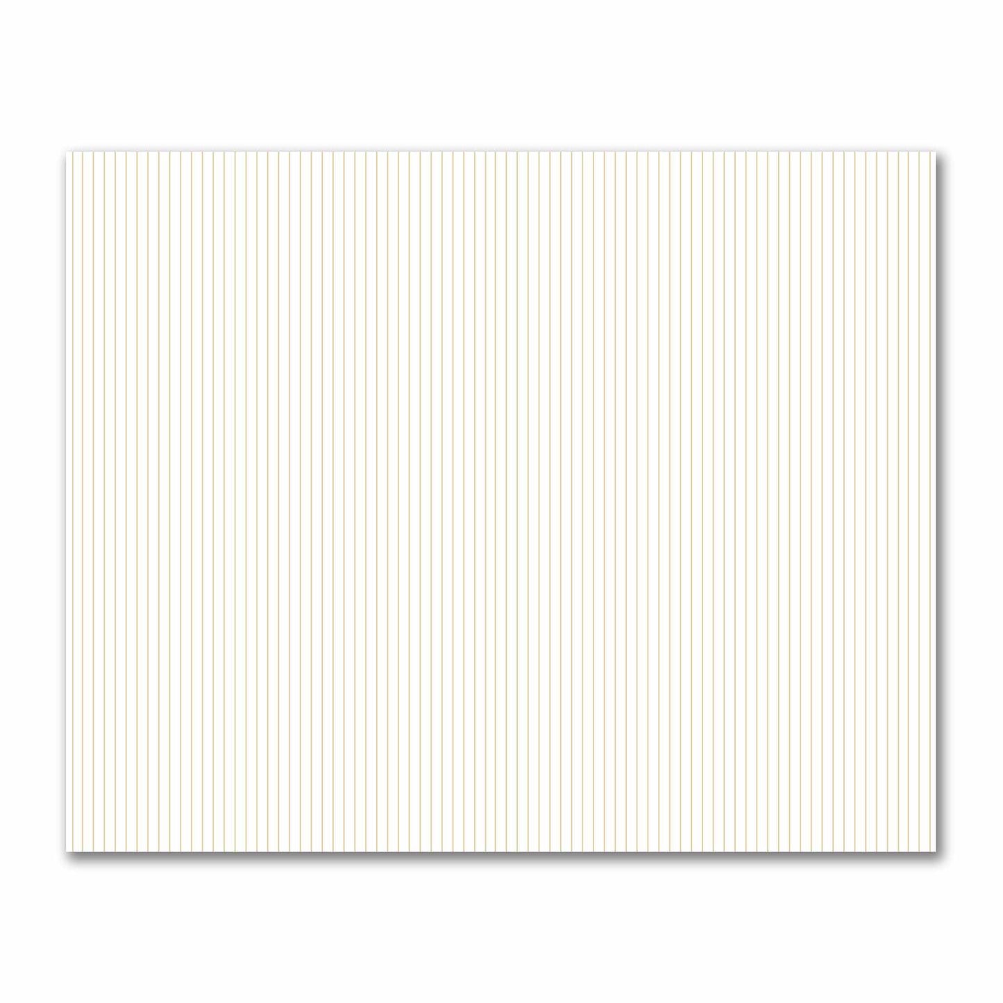 Off-White Cotton Sateen Fabric with Fine Tan Stripes, FACS-1371-151