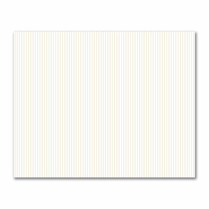 Off-White Cotton Sateen Fabric with Fine Tan Stripes, FACS-1371-151