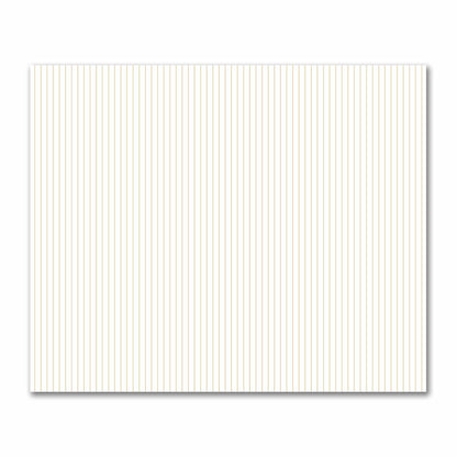 Off-White Cotton Sateen Fabric with Fine Tan Stripes, FACS-1371-151