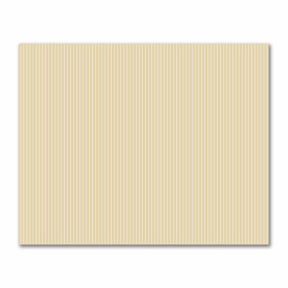 Cotton Sateen Fabric with Fine Off-White Stripes on Tan, FACS-1371-152