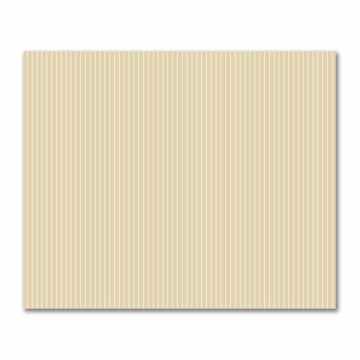 Cotton Sateen Fabric with Fine Off-White Stripes on Tan, FACS-1371-152