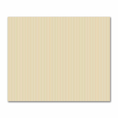 Cotton Sateen Fabric with Fine Off-White Stripes on Tan, FACS-1371-152