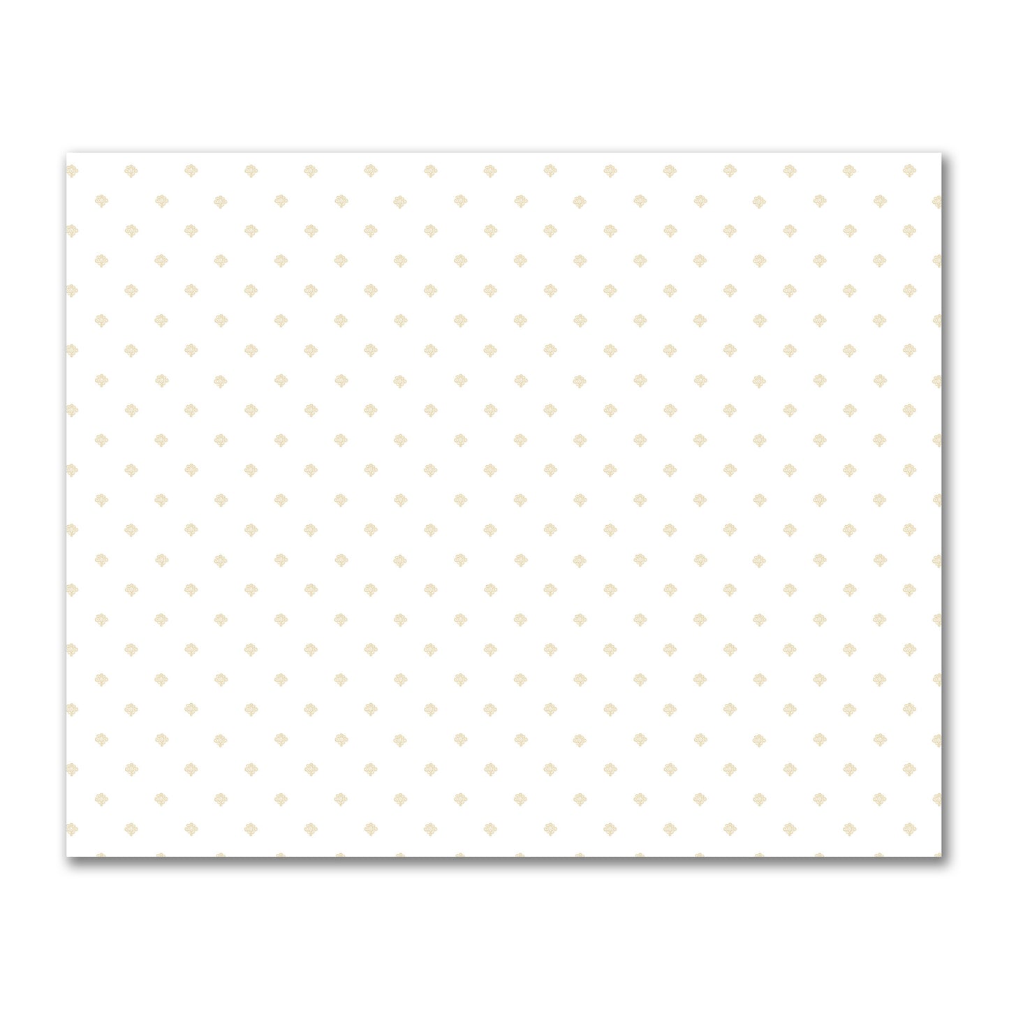 Off-White Cotton Sateen Fabric with Tan Hand-painted Swizzle Motif Print | FACS-1371-171