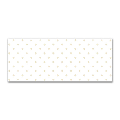 Off-White Cotton Sateen Fabric with Tan Hand-painted Swizzle Motif Print | FACS-1371-171