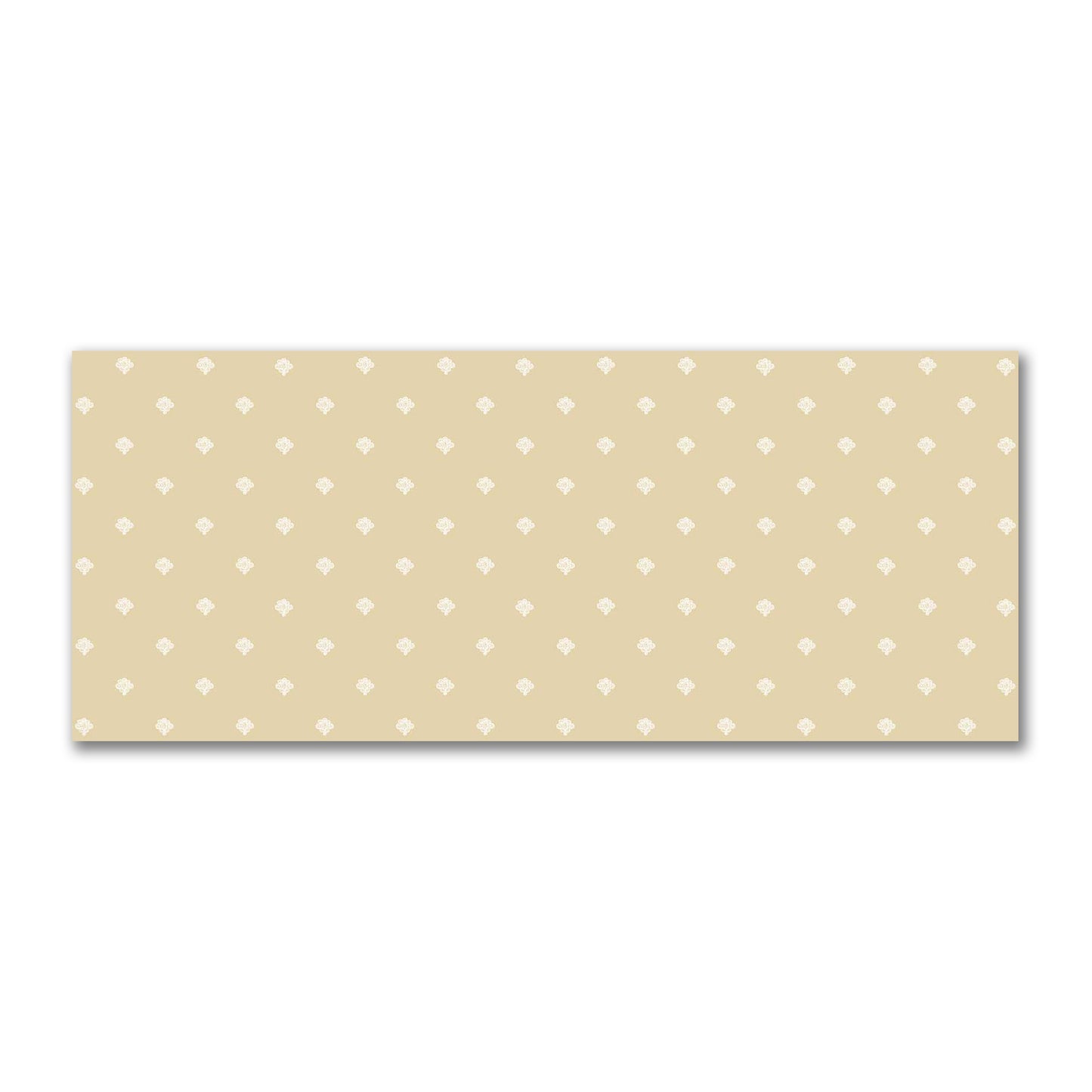 Tan Cotton Sateen Fabric with Off-White Hand-painted Swizzle Motif Print | FACS-1371-172