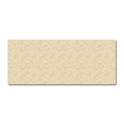 Tan Cotton Sateen Fabric with Off-White Vine Print  | FACS-1371-182