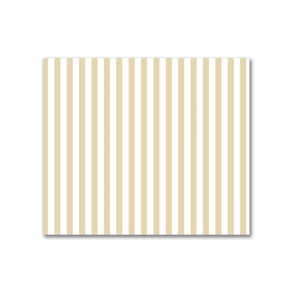 Off-White Cotton Sateen Fabric with Thin Tan Bars, FACS-1371-241