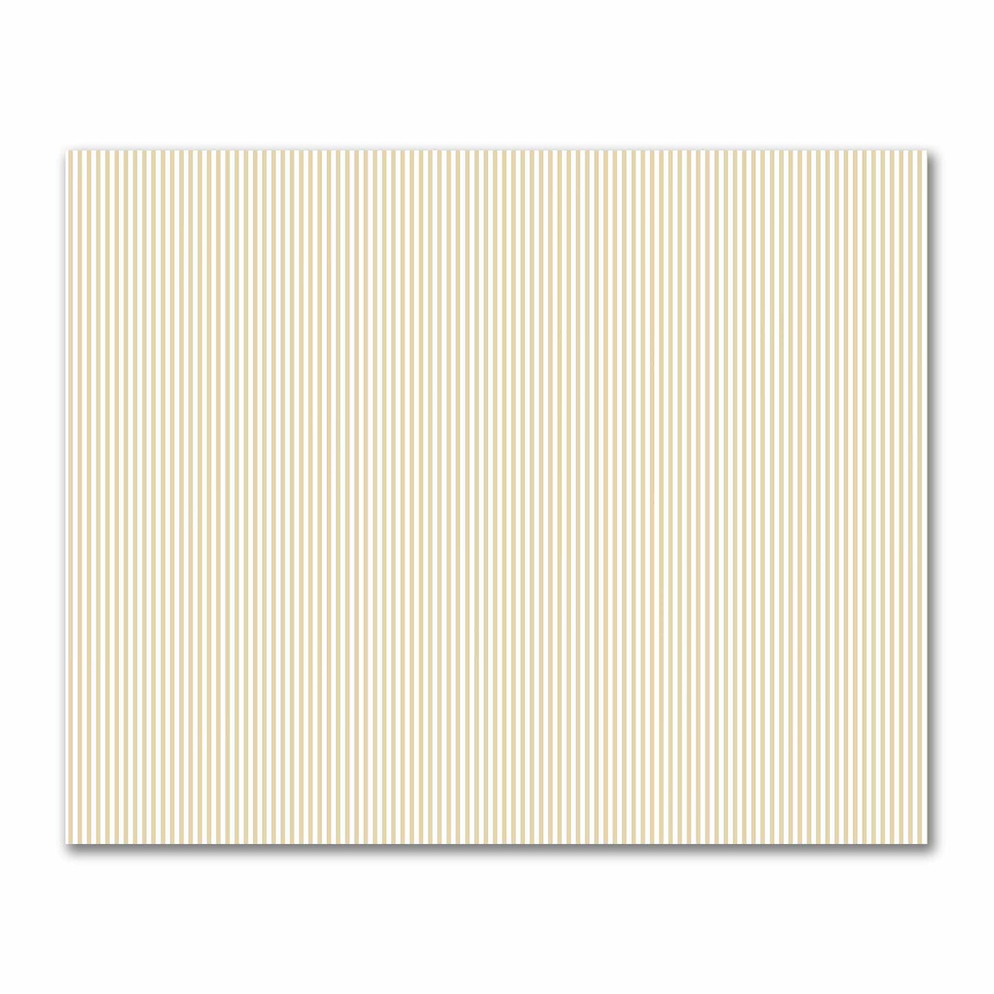 Off-White Cotton Sateen Fabric with Thin Tan Bars, FACS-1371-241