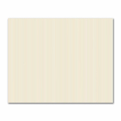 Off-White Cotton Sateen Fabric with Thin Tan Bars, FACS-1371-241
