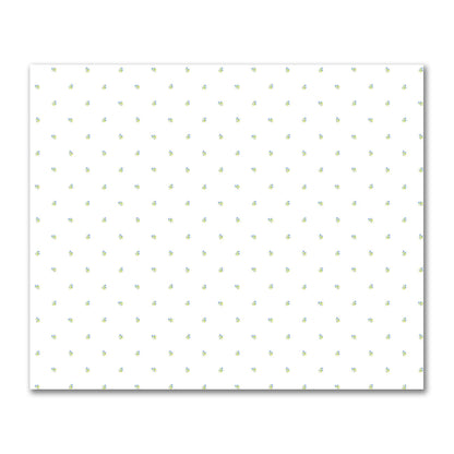 Cotton Sateen Fabric with Hand-painted Small Blue Watercolor Floral Pattern Print, FACS-1376