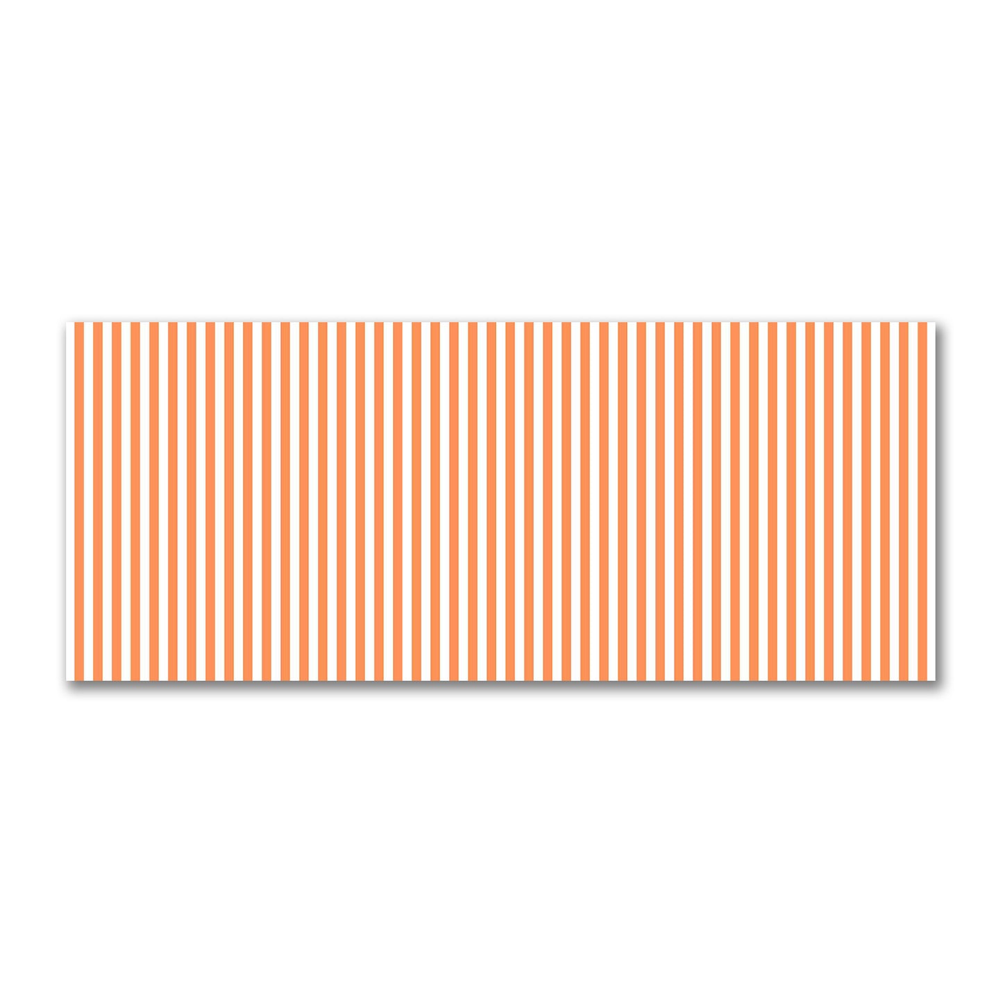 Off-White Cotton Sateen Fabric with Orange Bars, FACS-1380-051