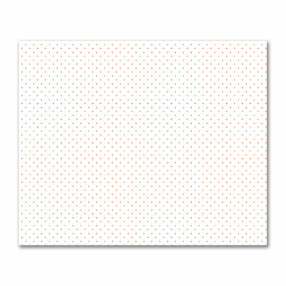 Off-White Cotton Sateen Fabric with Orange Diamonds, FACS-1380-101