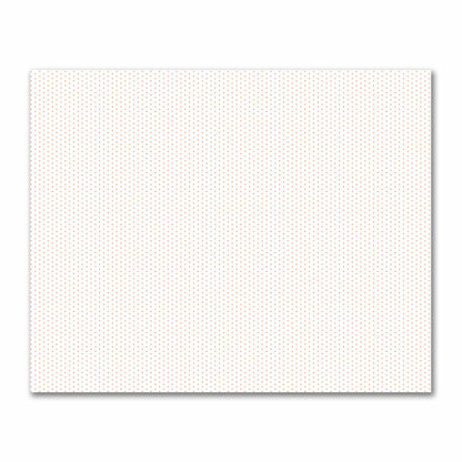 Off-White Cotton Sateen Fabric with Fine Orange Diamonds, FACS-1380-111