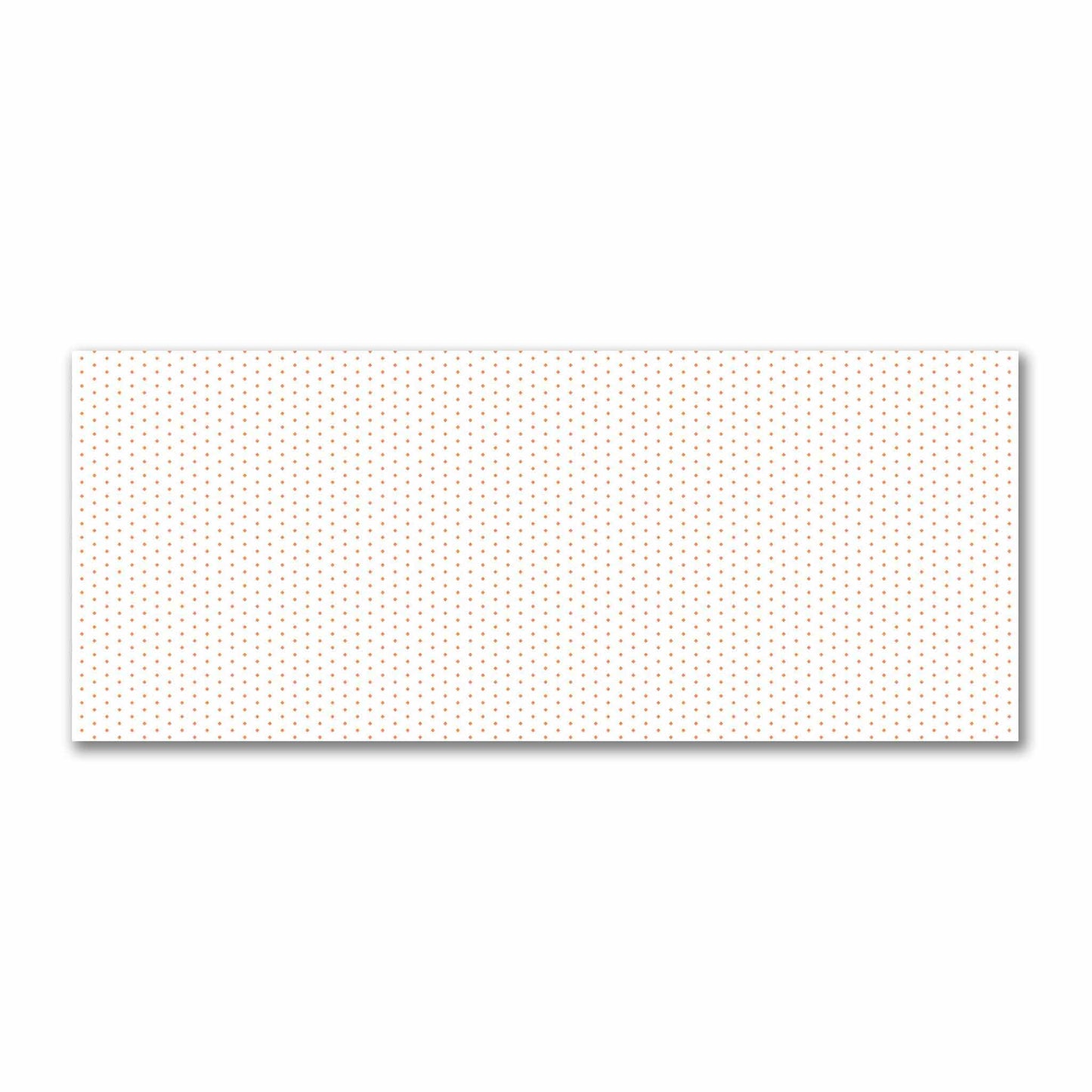 Off-White Cotton Sateen Fabric with Fine Orange Diamonds, FACS-1380-111