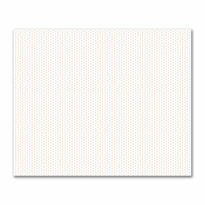 Off-White Cotton Sateen Fabric with Fine Orange Diamonds, FACS-1380-111