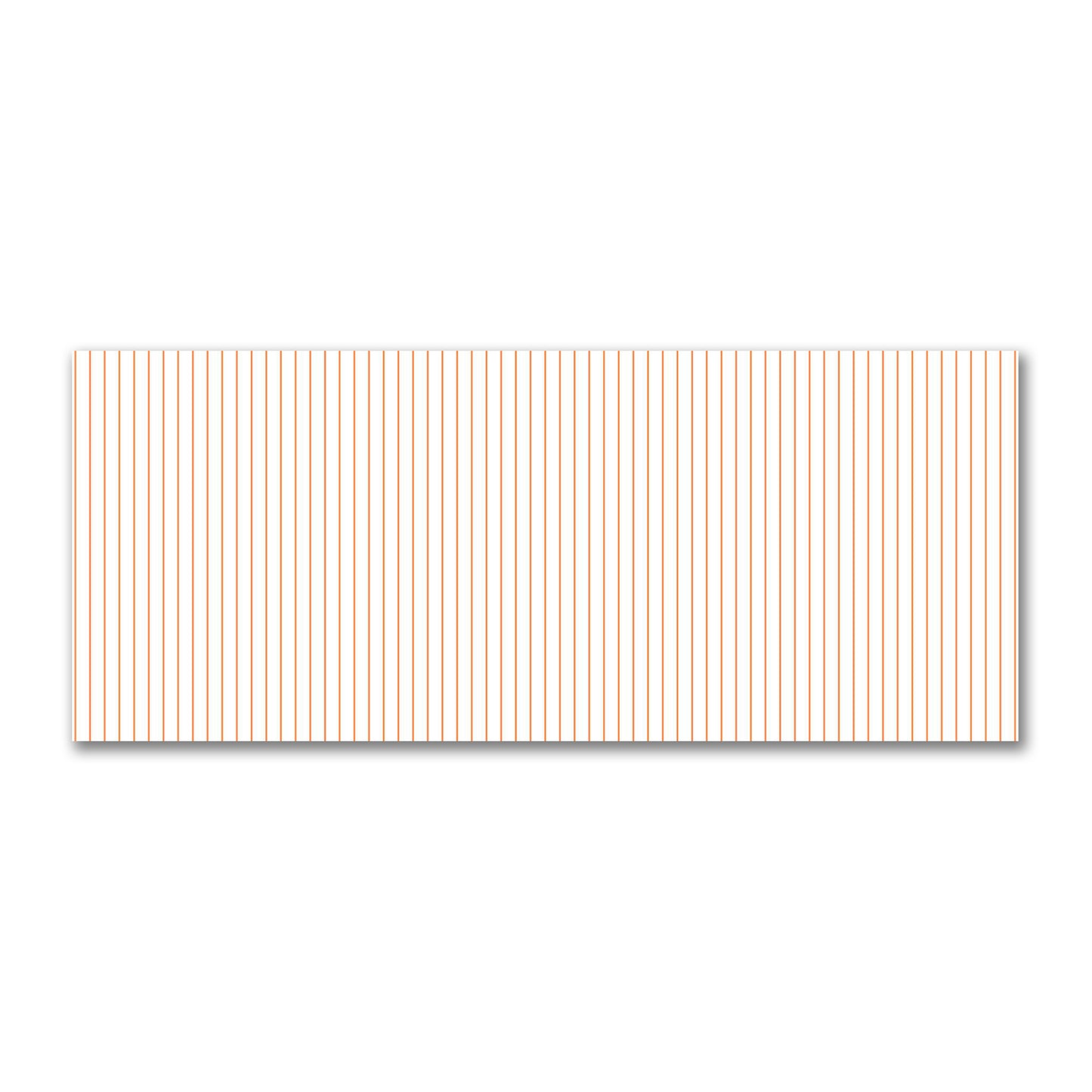 Off-White Cotton Sateen Fabric with Fine Orange Stripes, FACS-1380-151
