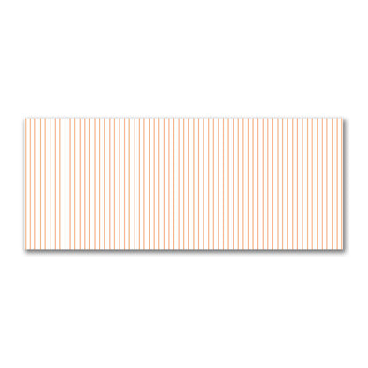 Off-White Cotton Sateen Fabric with Fine Orange Stripes, FACS-1380-151