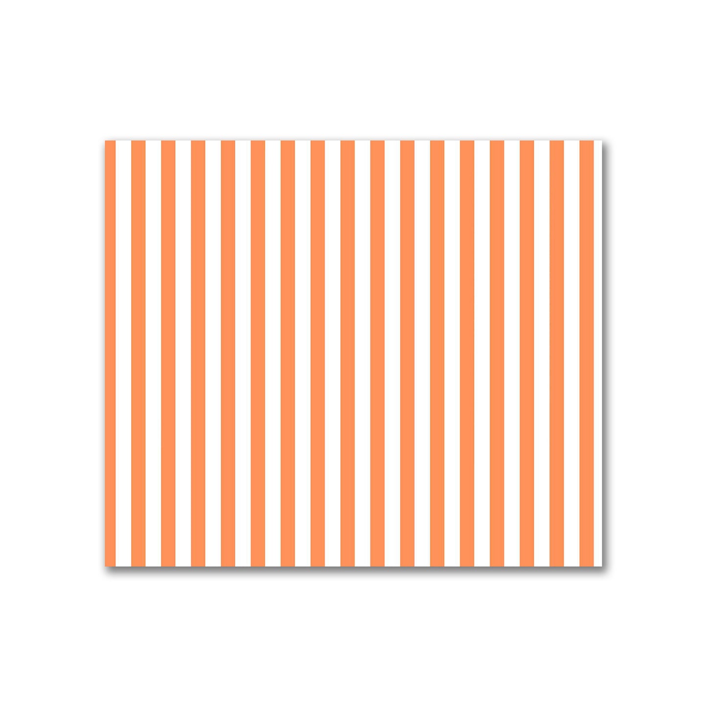 Off-White Cotton Sateen Fabric with Thin Orange Bars, FACS-1380-241