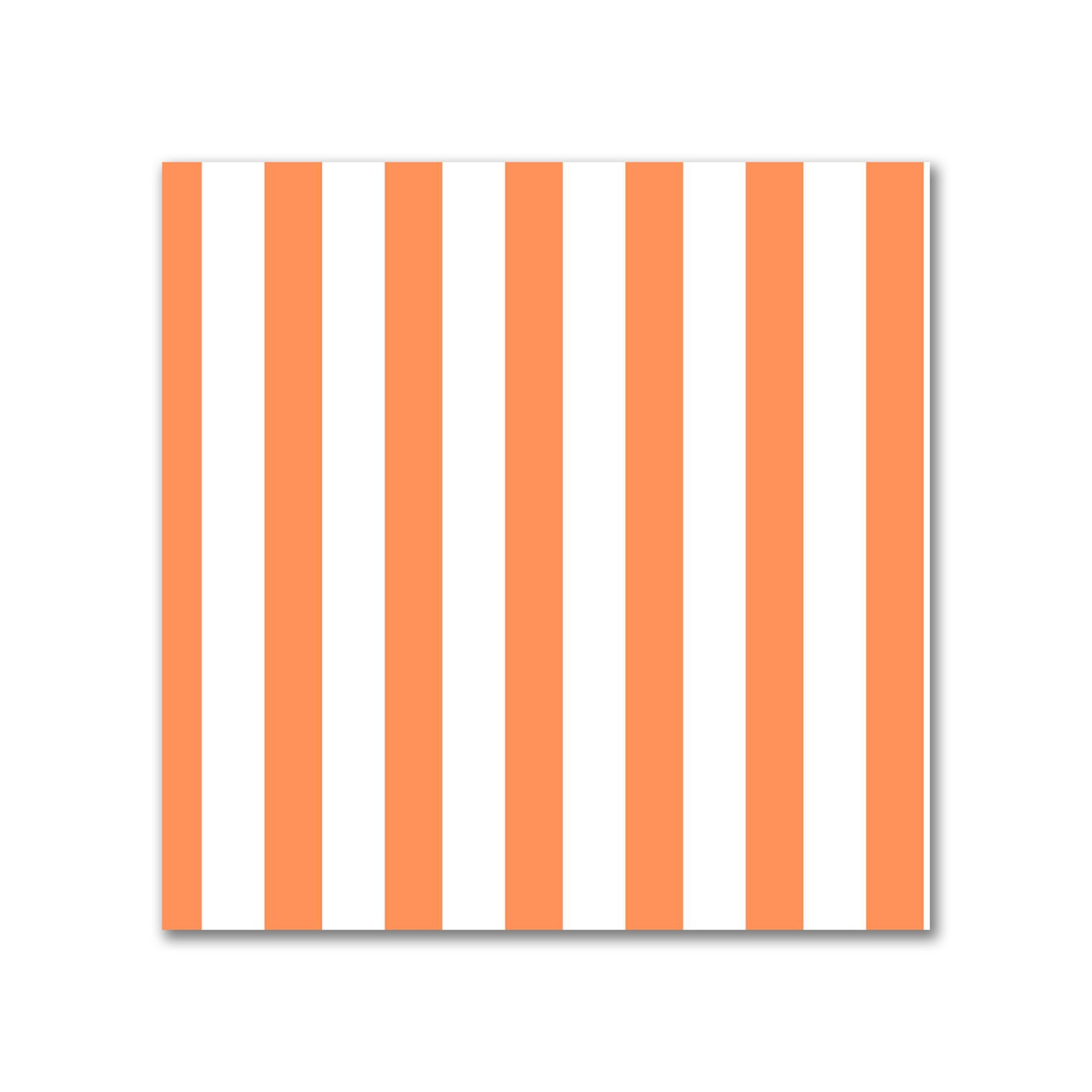 Off-White Cotton Sateen Fabric with Thin Orange Bars, FACS-1380-241
