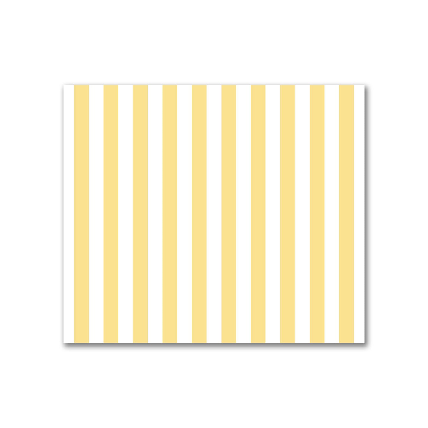 Off-White Cotton Sateen Fabric with Yellow Bars, FACS-1381-051