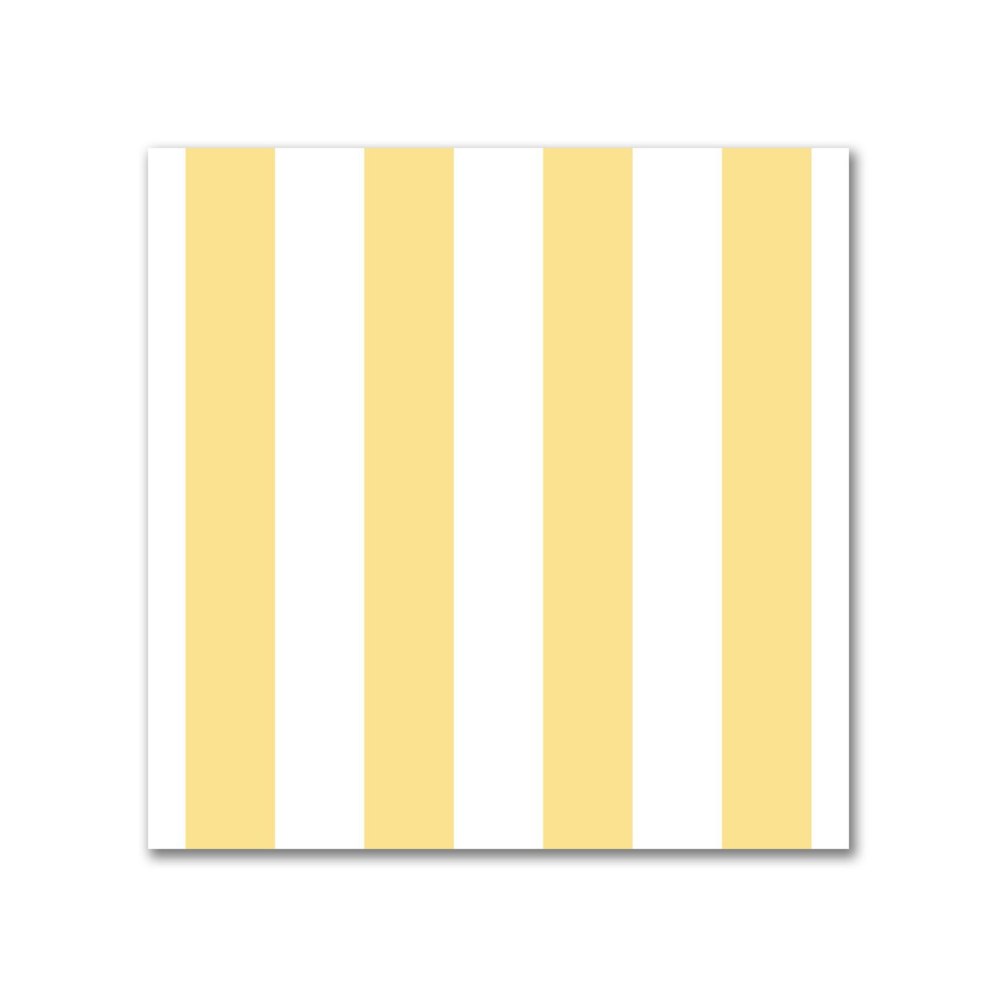Off-White Cotton Sateen Fabric with Yellow Bars, FACS-1381-051