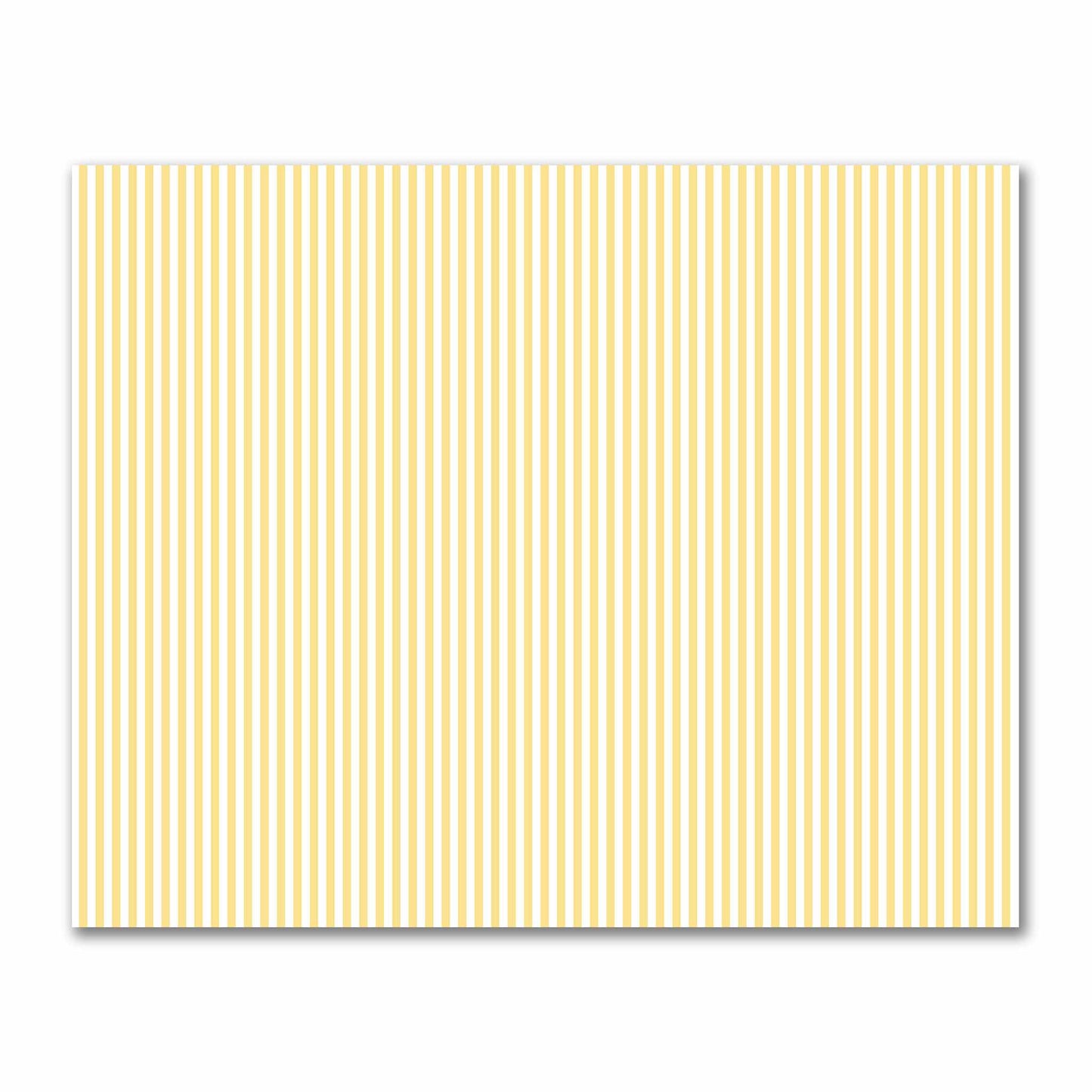 Off-White Cotton Sateen Fabric with Yellow Bars, FACS-1381-051