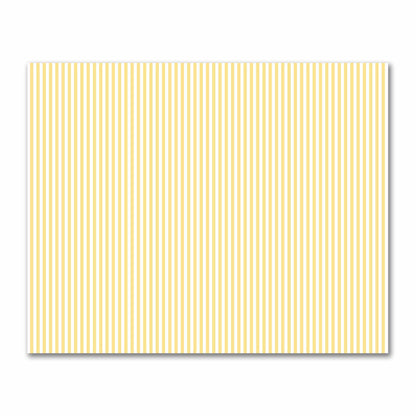 Off-White Cotton Sateen Fabric with Yellow Bars, FACS-1381-051