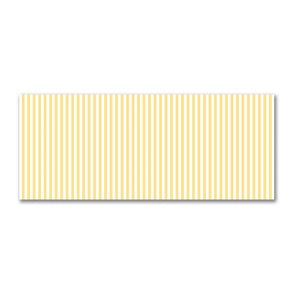 Off-White Cotton Sateen Fabric with Yellow Bars, FACS-1381-051