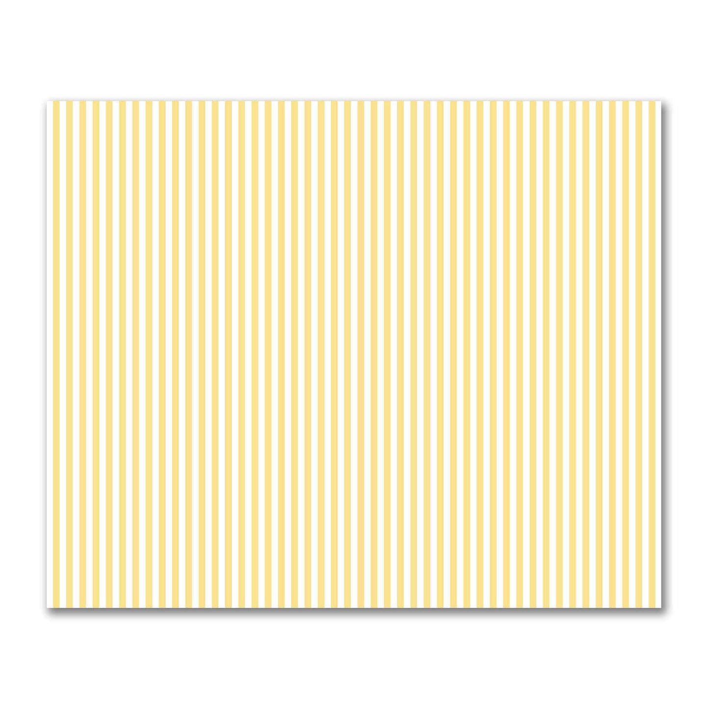 Off-White Cotton Sateen Fabric with Yellow Bars, FACS-1381-051