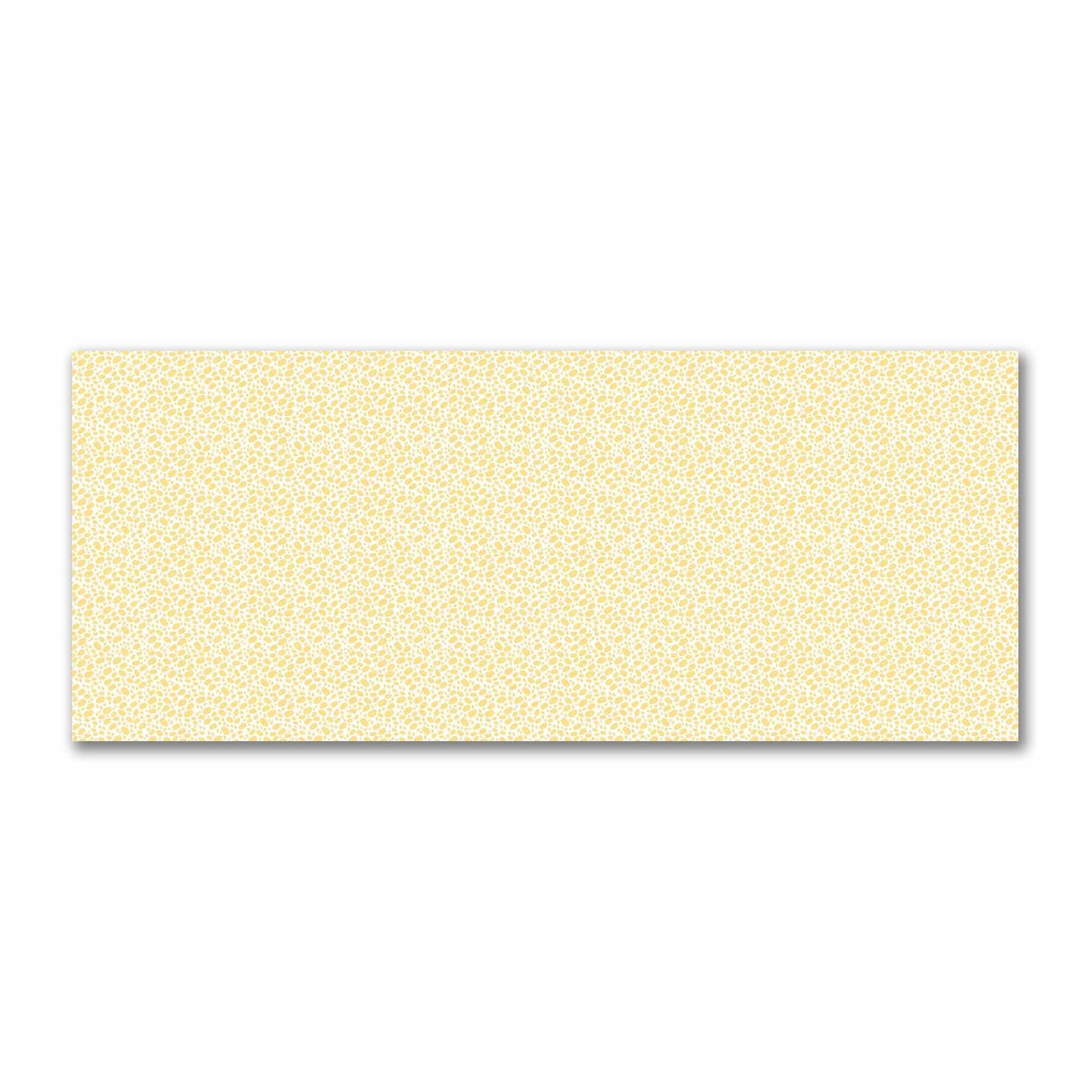 Off-White Cotton Sateen Fabric with Yellow Hand-painted Dab Motif Print | FACS-1381-092