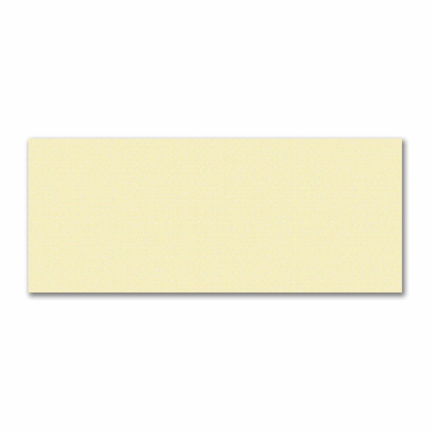 Off-White Cotton Sateen Fabric with Yellow Single Weave Motif Print | FACS-1381-142