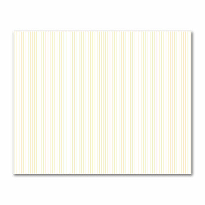 Off-White Cotton Sateen Fabric with Fine Yellow Stripes, FACS-1381-151
