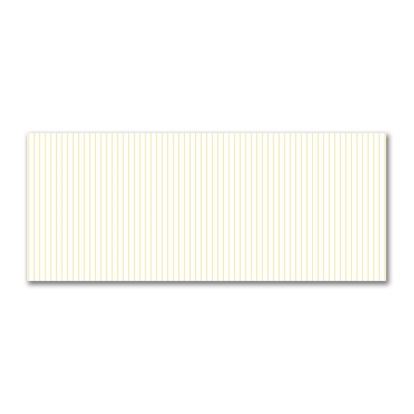 Off-White Cotton Sateen Fabric with Fine Yellow Stripes, FACS-1381-151